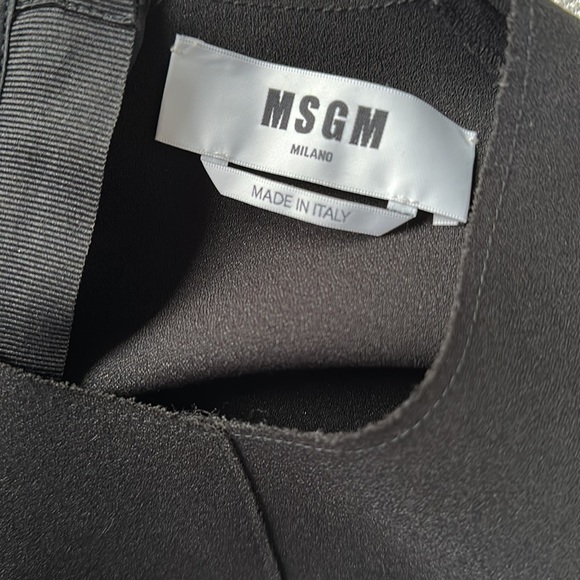 MSGM Little Black Dress with Pockets - Picture 8 of 8